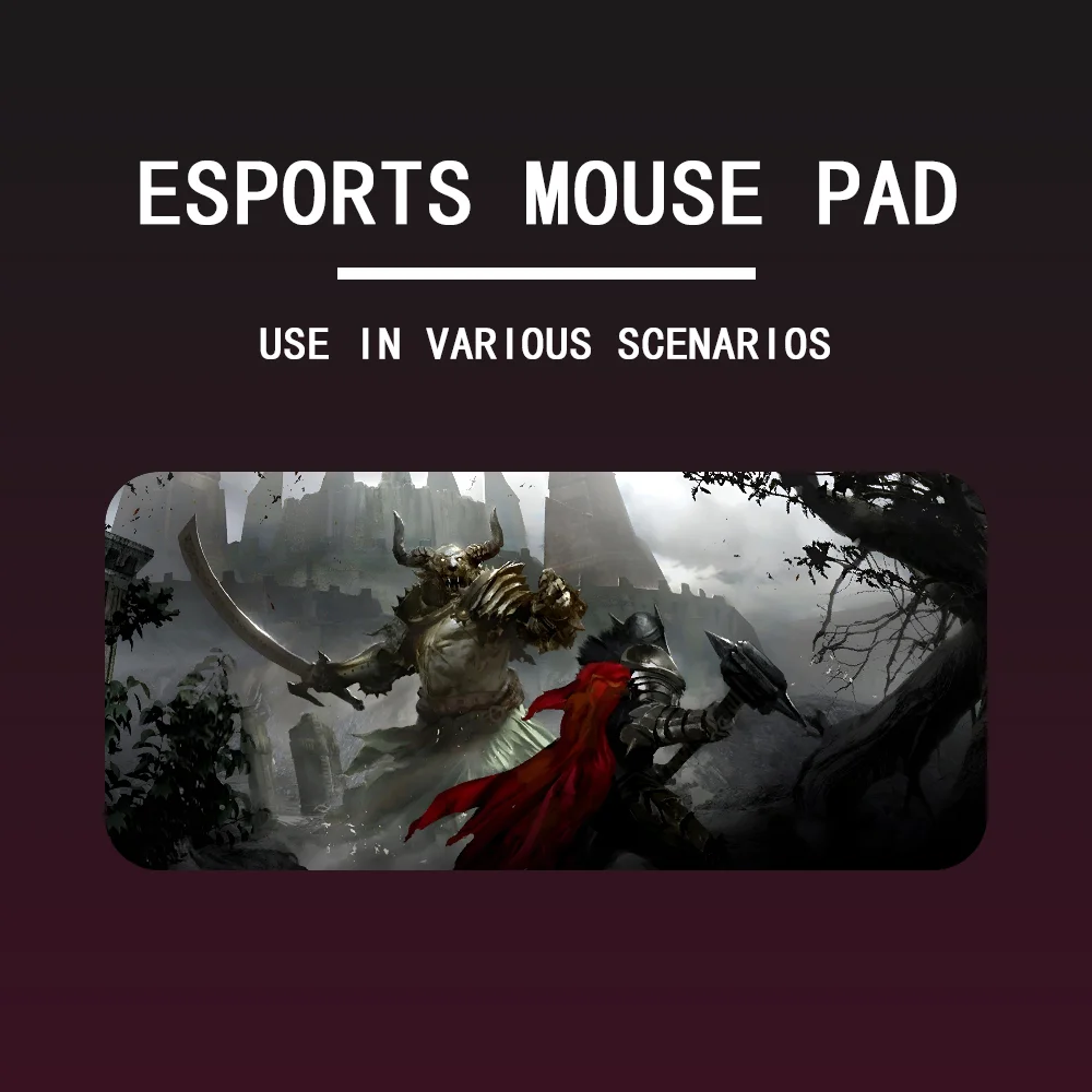 Imagem -05 - G-guild Wars Grande Gaming Mouse Pad Lockedge Espessado Teclado de Computador Table Desk Mat