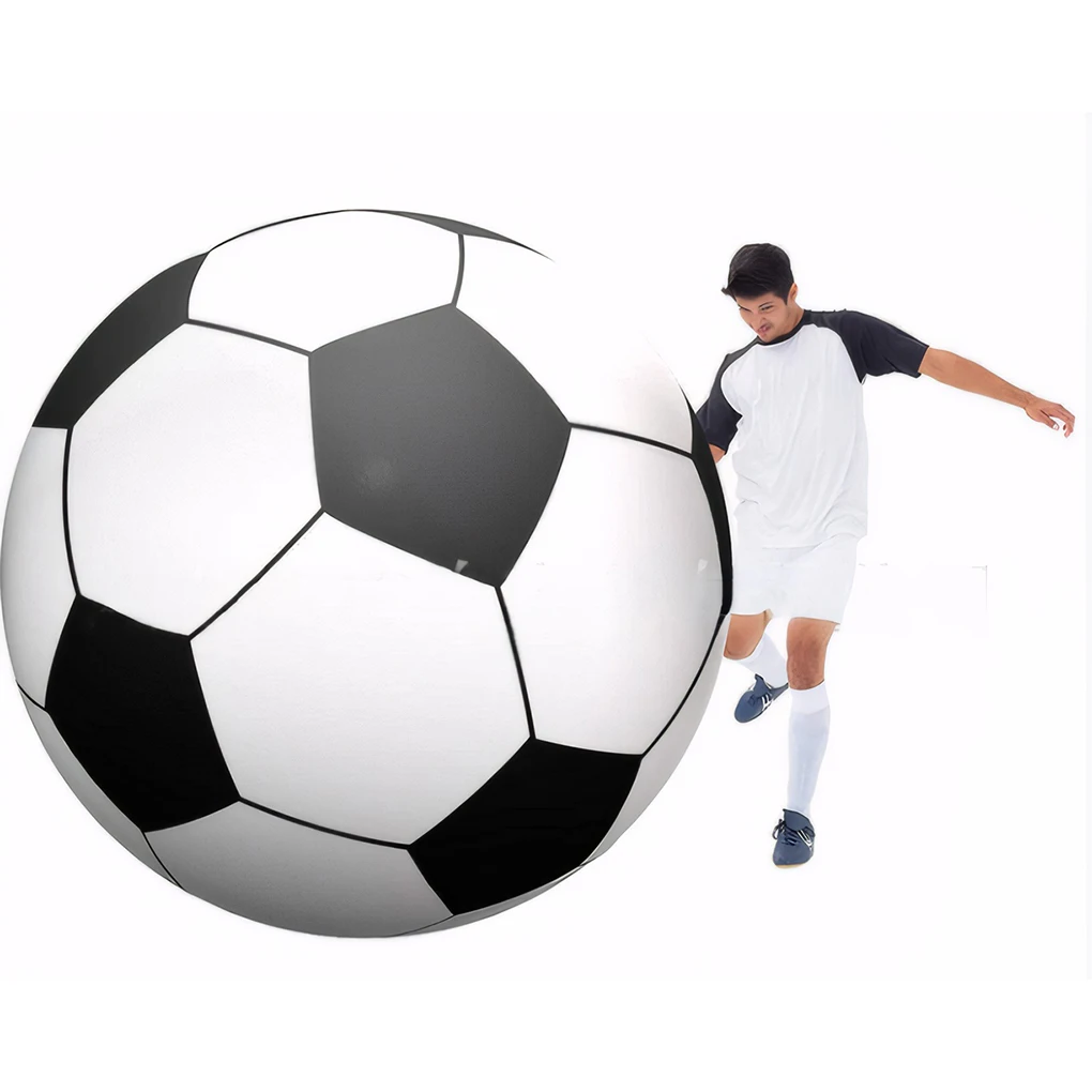 PVC Portable Football Inflatable Reusable And Environmentally Friendly Ball Football Balls football(100cm)