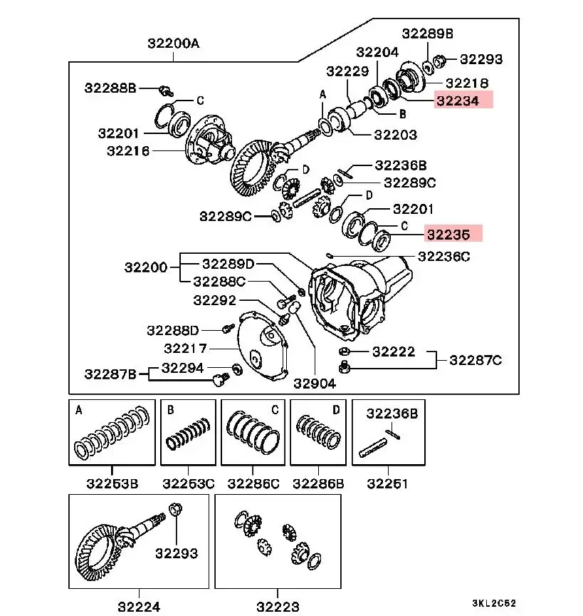 1 or 3 Pcs Oil Seal for Montero V30 MB393883 Front Differential Cover for Pajero V70 Drive Pinion Oil Rubber for Shogun V90