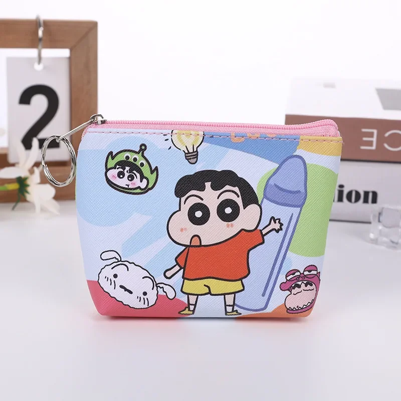 3 zufällig ausgewählte neue Crayon Shin-chan Cartoon-Taschen, Geldbörsen, einfache Brieftaschen für Männer und Frauen, Studenten, schnelle Lieferung – Detail 14