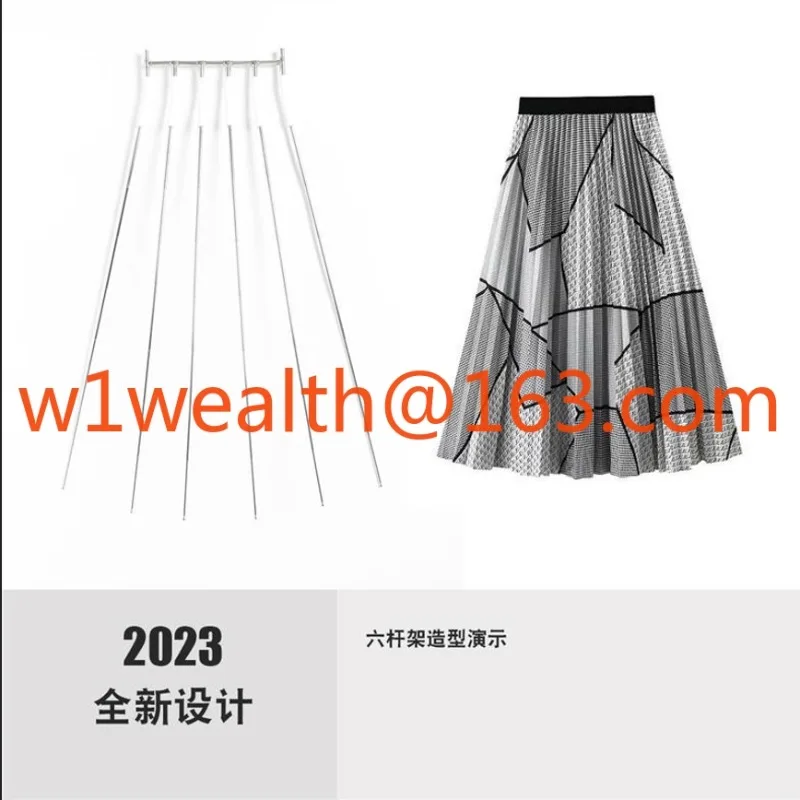 

Multi-pole Skirt Positioning Female Mannequins Shooting Modeling Frame Clothing Shooting Props Invisible Hanger Pants