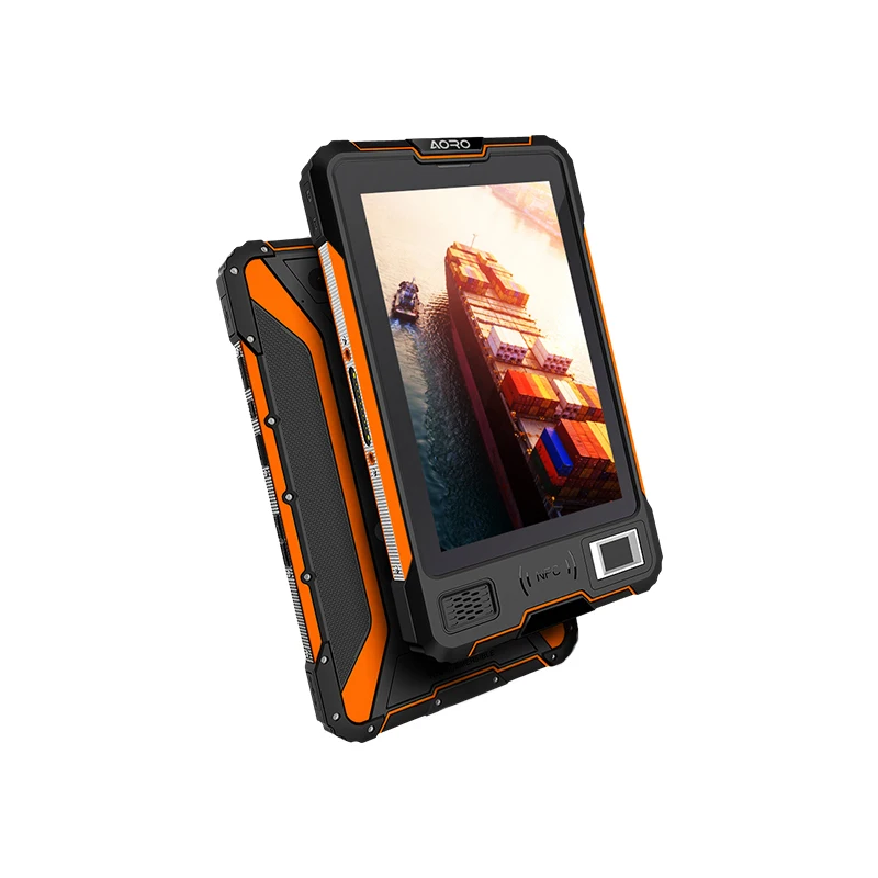 P9000 android 4G DMR POC NFC WIFI with fingerprint tablet industrial resist IP68 Waterproof OEM Rugged Industrial Tablet