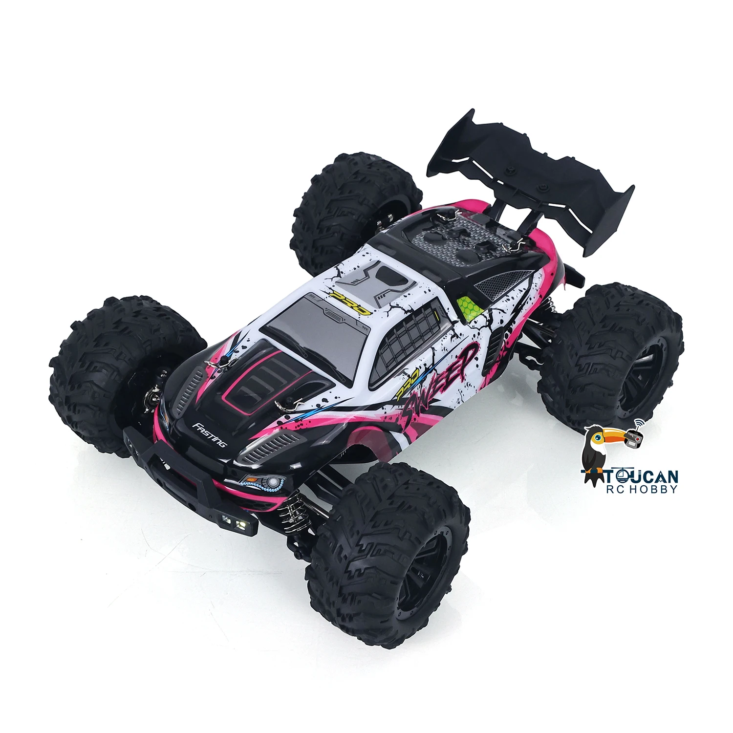 

1/16 4X4 Remote Control Off Road Car SCY 16101Pro RC Monster Truck Pickup LED Light 390 Brushed Motor Simulation Model Vehicle