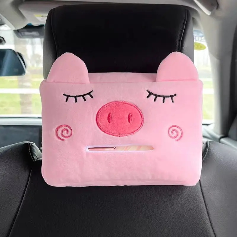 

Car Tissue Box Holder Creative Cute Hanging Backseat Organizer High-end Interior Accessories