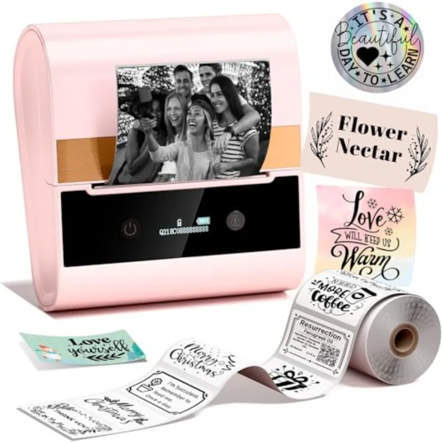 

Label Printer -M260 Address Label Maker Machine with Tapes, Bluetooth Thermal Label Printer, for Gift Decoration, Name Tag, Bar