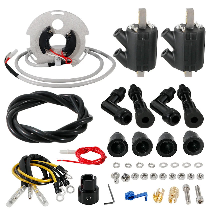 

Fits for Kawasaki KZ900A KZ900B KZ1000A 1000 LTD KZ1000 Z1 Replica Sports Motorcycle Dual Fire Ignition Coil Sensor Assembly Kit