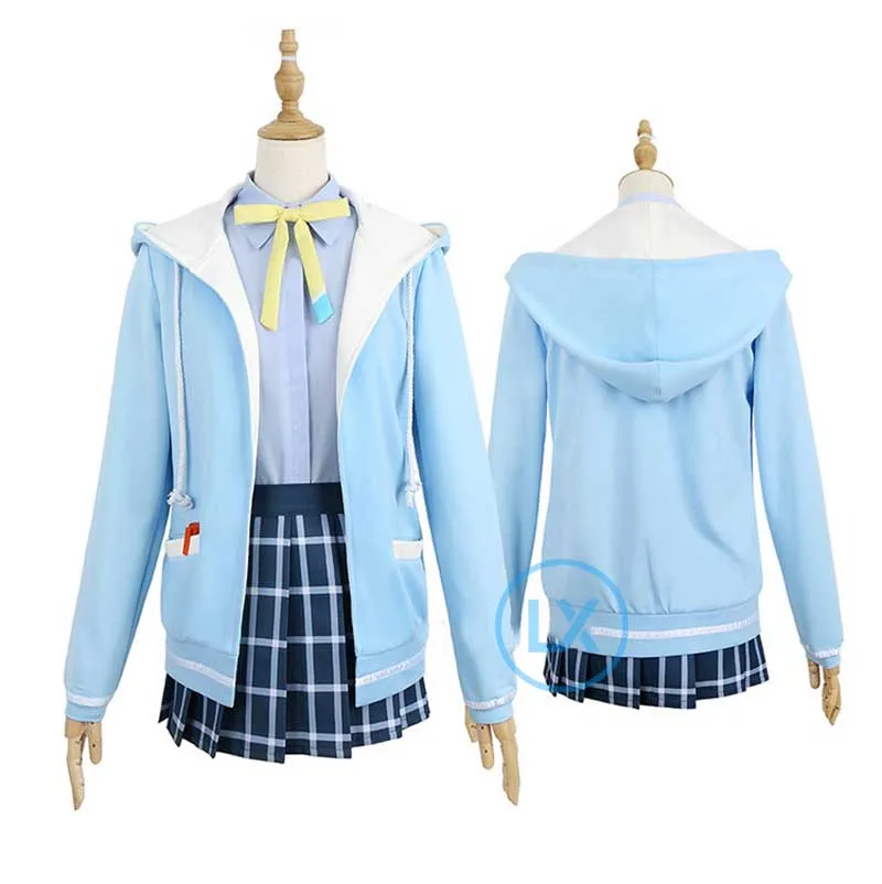 Anime Love Live! Cosplay Costumes Nijigasaki High School Idol Club Tennoji Rina School Uniform Outfit Customize Anime Clothes