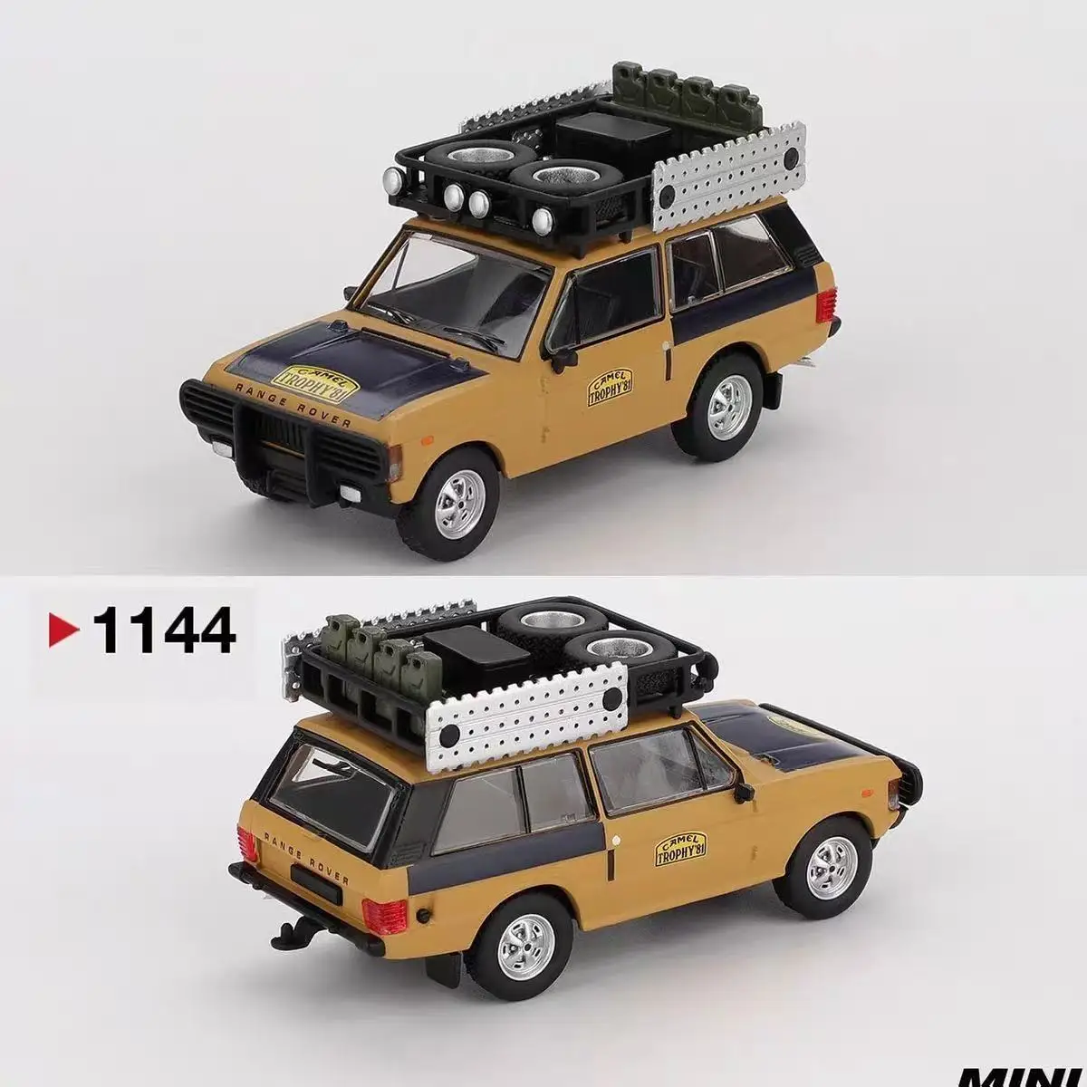 

MINIGT 1:64 Range Rover Camel Cup Livery Alloy Car Model #1144
