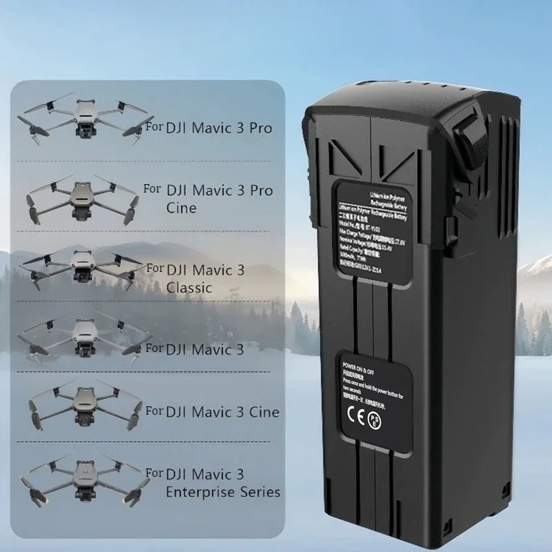 Drone Batterys for DJl Mavic 3 5000mAh 15.4V 45 Minute Battery Life or 38 Minute Hovering Intelligent Flight Battery Accessories