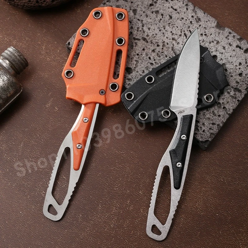 

Нож BK 635: стальной, прямой, с лезвием 440C, рукоять G10. Высокая твердость для выживания в дикой природе. Практичный и острый нож для исследований.