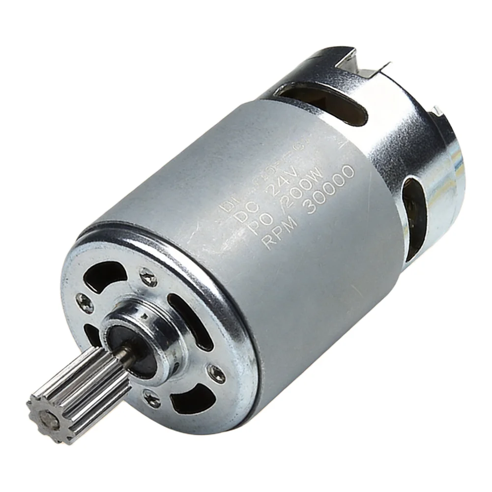 555-C Drive Engine 24V Electric Motor Compact Motor Design Cooling Fan Included For DIY Projects For Kids' Electric Cars