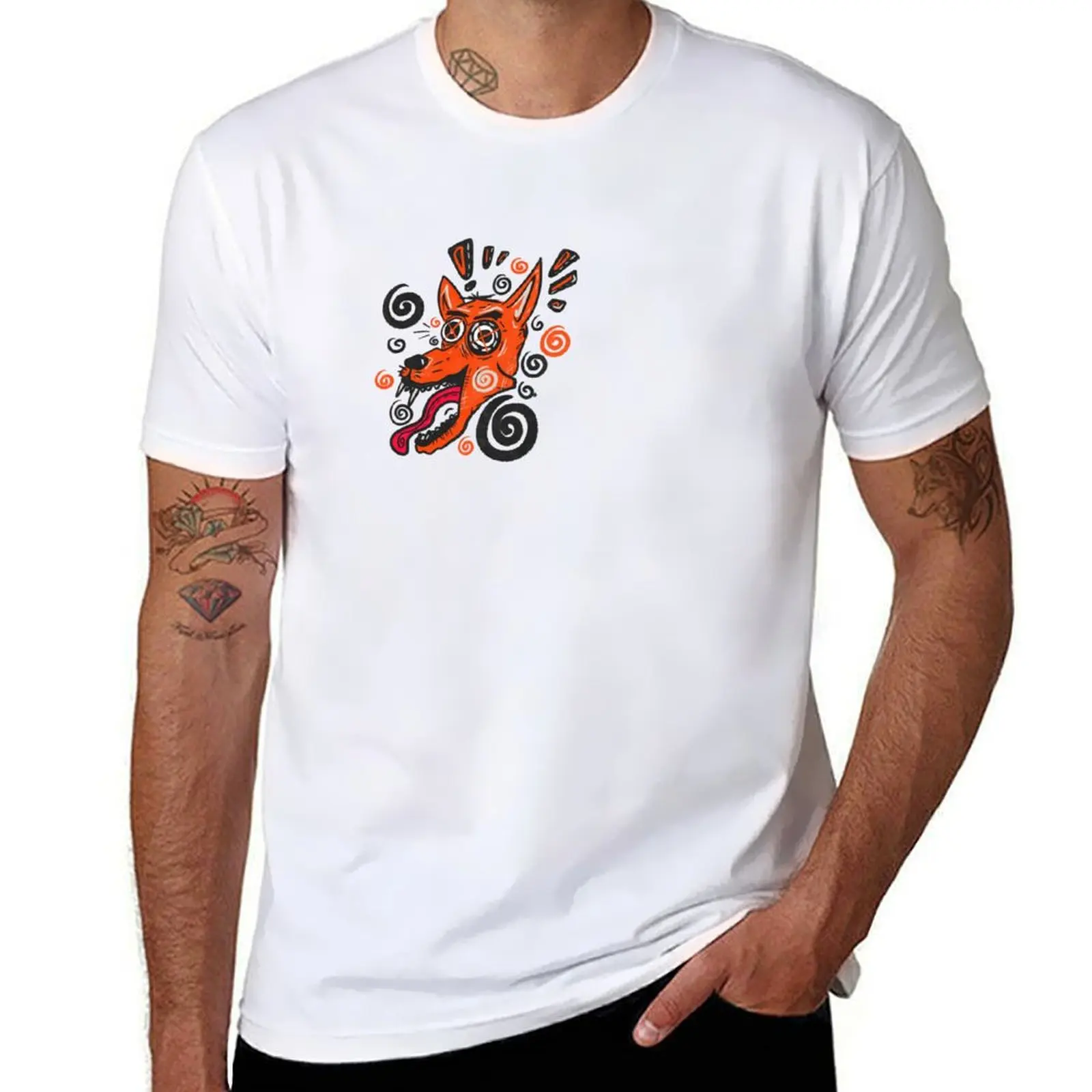 

[ATREYUS WORK] DEMON DOG [NO TARGET CREATURES] T-Shirt t shirts for man slim fit man t shirt designer