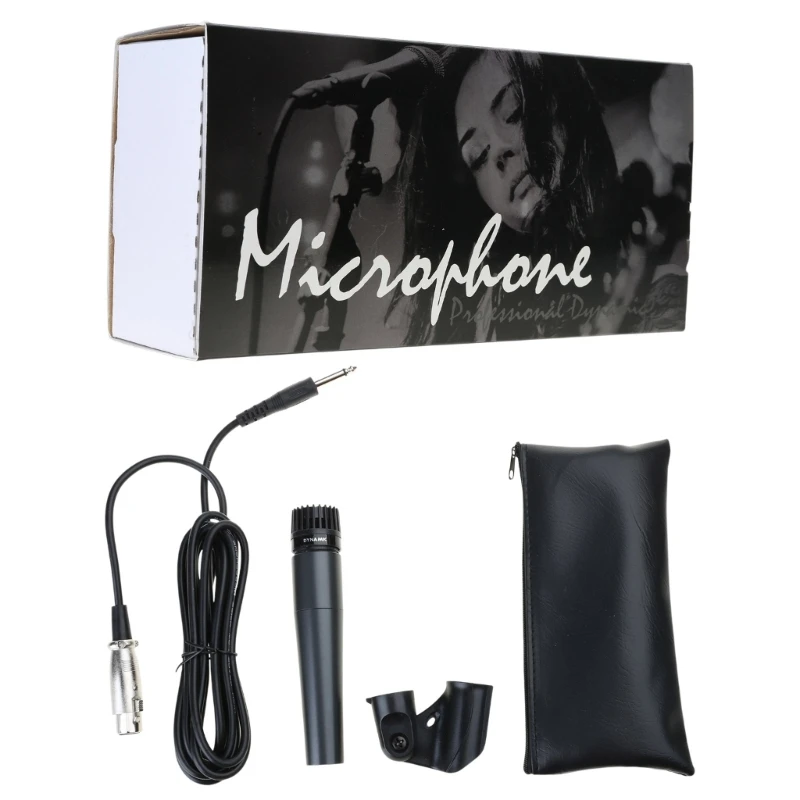 SZ SM57 Dynamic Handheld Microphone Multiple Use for Singers, Actors, and Auditory Professionals, Noise Reduction