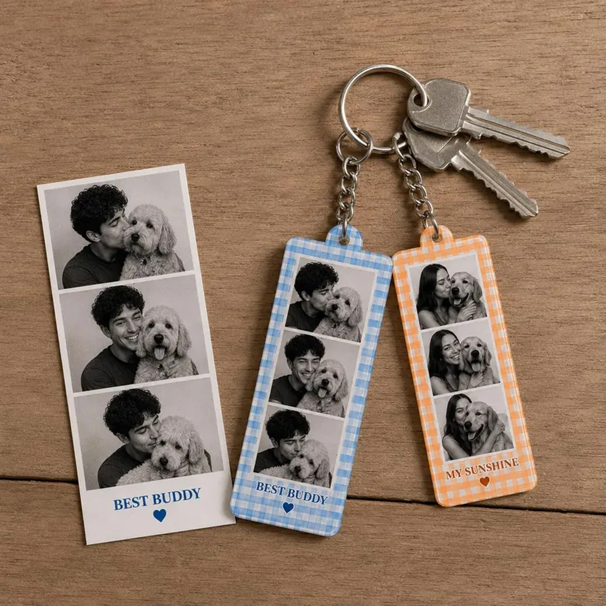 Personalized Photo Frame Keychain