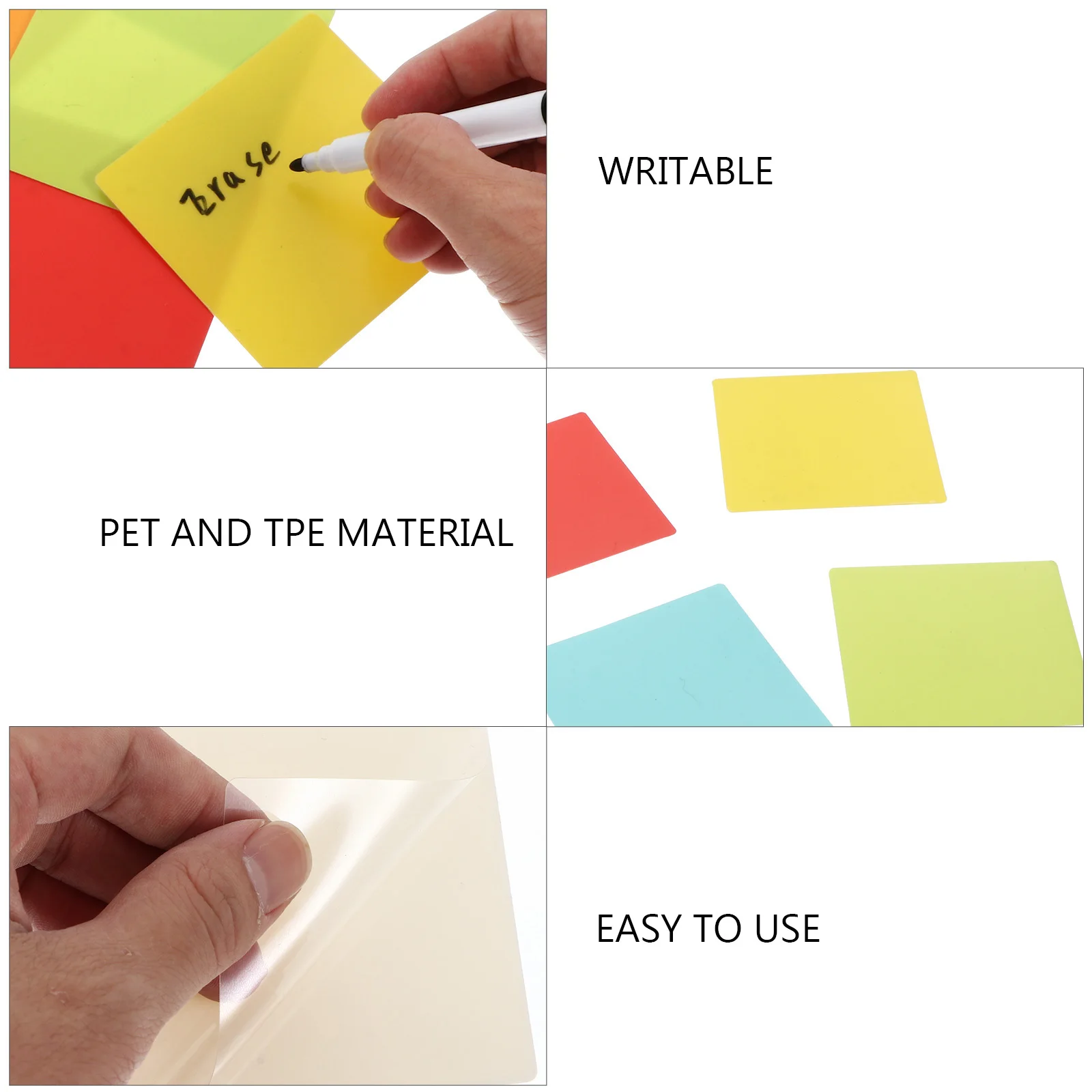 Colorful Sticky Index Notes Smooth Writing Self-Adhesive Memo Notes for Office School Study Presentations and