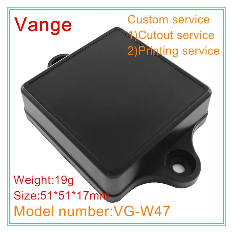 Vange PCB project case 51*51*17mm ABS plastic enclosure box