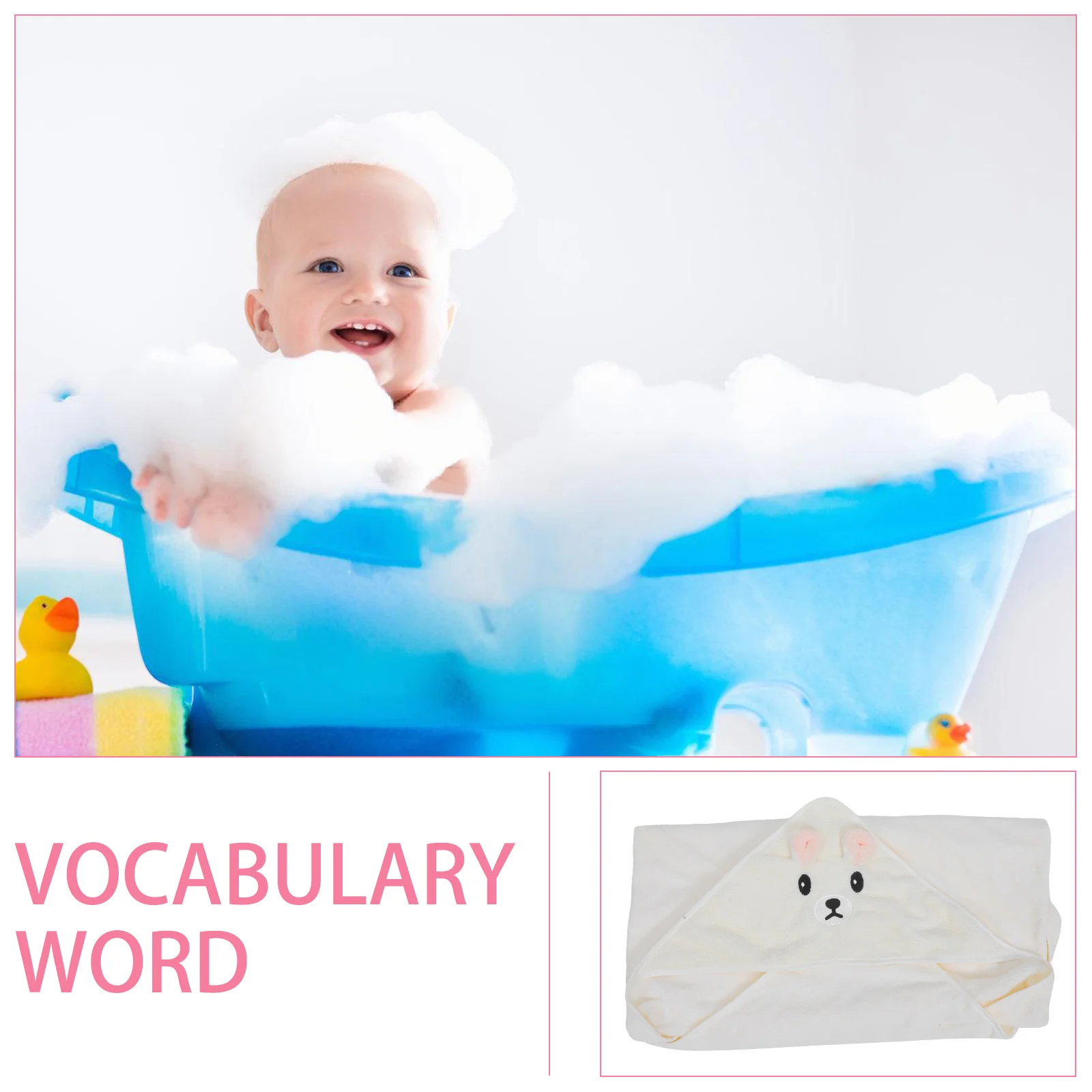 

Towel Bath Cloth Washcloth Set Cartoon Infant Body Towels Newborns Practical Humanized Design Weatherproof Outing