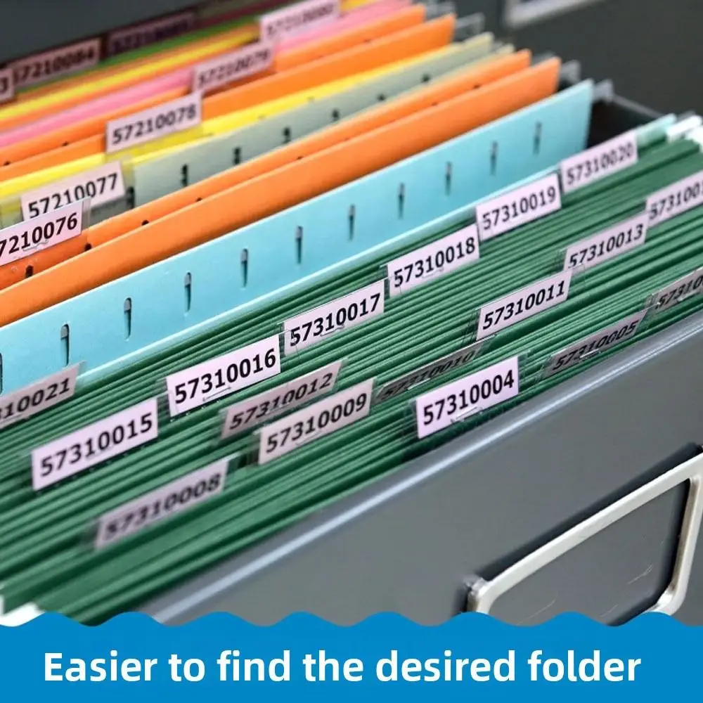 25pcs Self-adhesive Index Tabs Index Label File Storage File Storage Folder Page Separation Page Separation Label Office Use