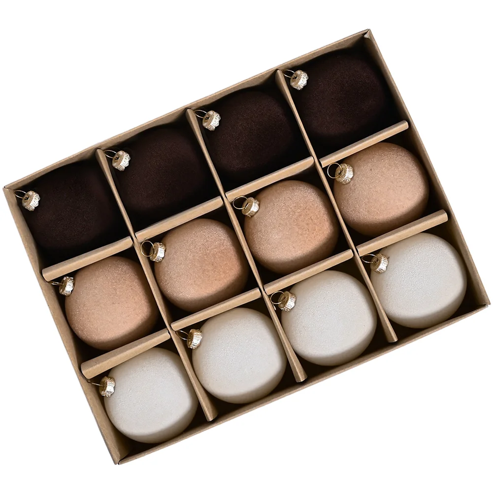 Meticulous Craftsmanship Ornaments Artistic Value Compact Size Christmas Balls Meticulous Detail Perfect For Festivals