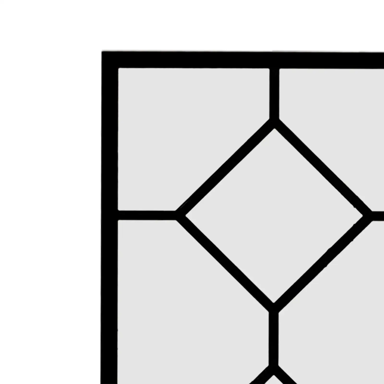 Imitatie raam wandspiegel moderne wanddecoratie voor keuken slaapkamer boerderij zwart