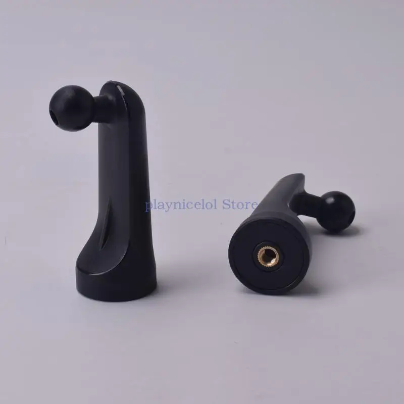 1/4in to 17mm Rotate Adapter Adjustable Ball Mount Connector Swivel Bolts for Tripod Selfie Grip Stand Phone Tablet Clip E8BA