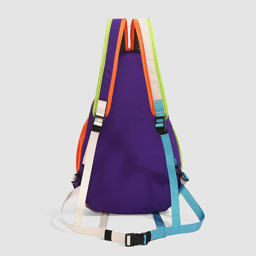 Outdoor Dopamine Sports Tennis Bag Neutral Wind Lightweight Leisure Hiking Bag Large Capacity Backpack