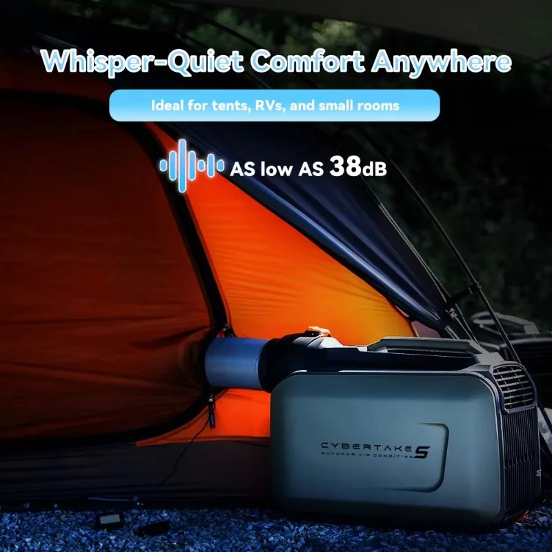 インバーターモバイルエアコン 低電力冷却 キャンプ、RV、家庭用、緊急ツール