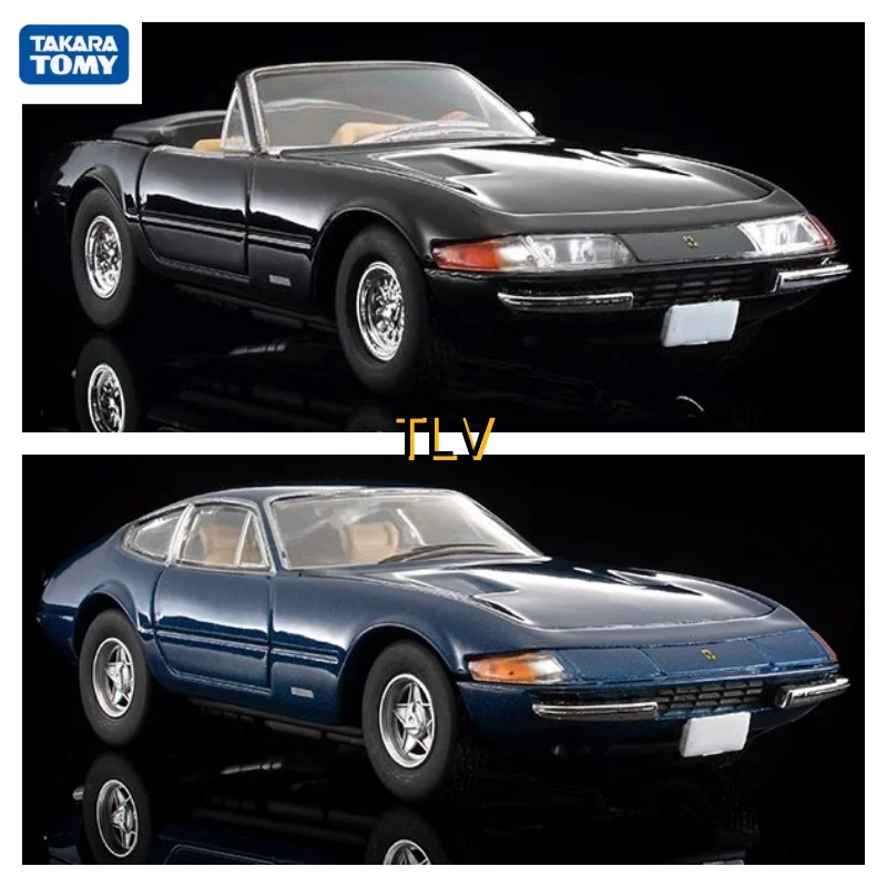 TAKARA TOMY 1:64 TLV 365 GTS4 GTB4 alloy die-cast miniature model, adult decoration, boy toy, children's holiday birthday gift