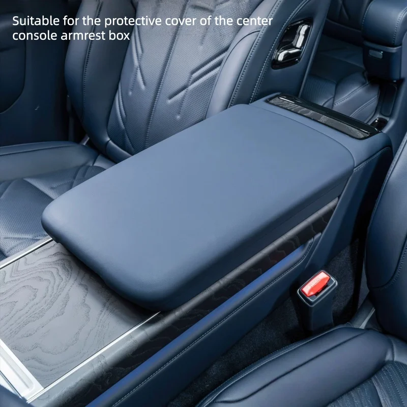Fit for Zeekr 9X 2026 Car Center Armrest Box Protective Cover Leather Height Increase Pad Protective Cover Car Interior Parts
