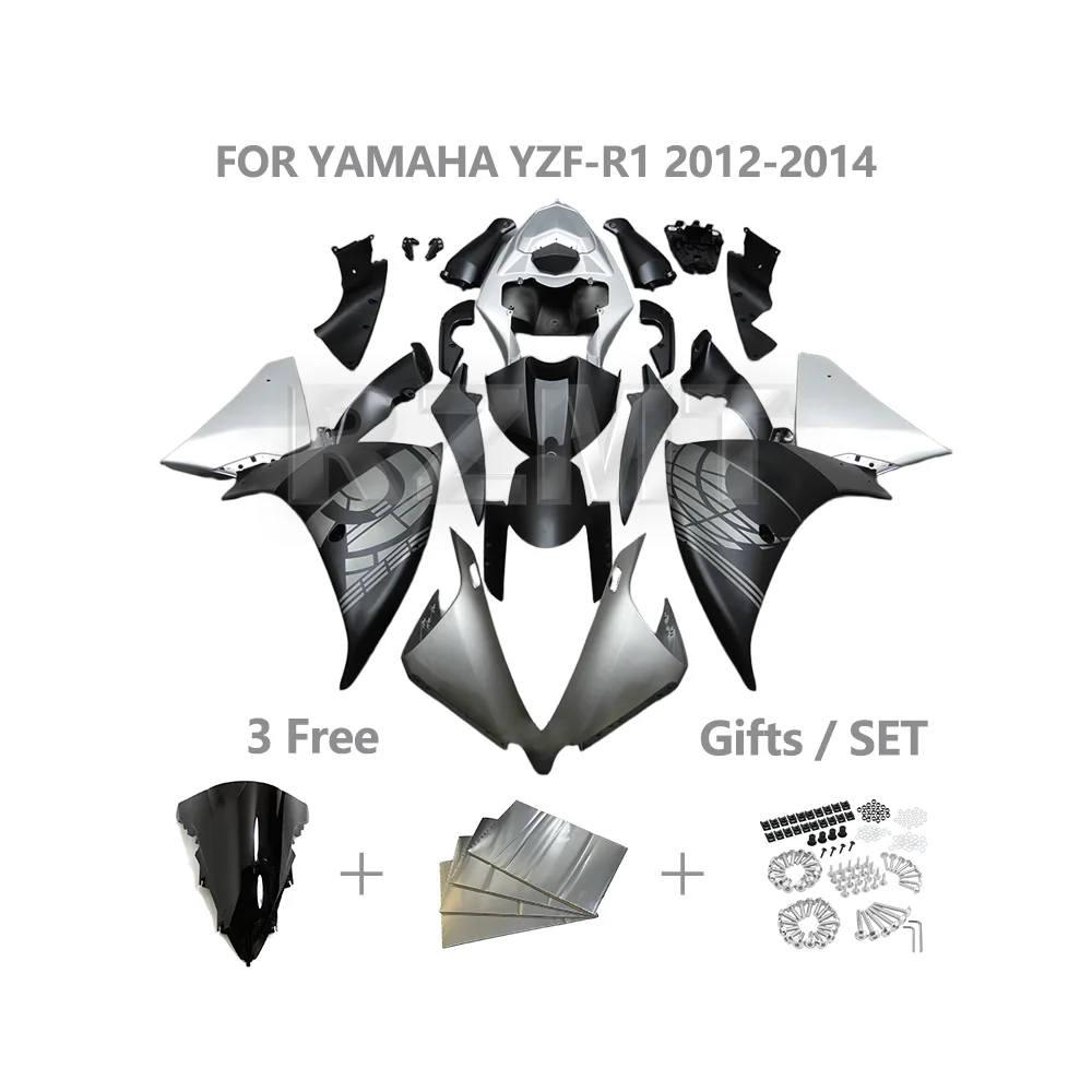 

Комплект обтекателя мотоцикла для YAMAHA R1 YZF 2012-2014 YZF-R1, индивидуальные полностью ABS инъекционные пластиковые детали, комплект кузова Y1013-101a