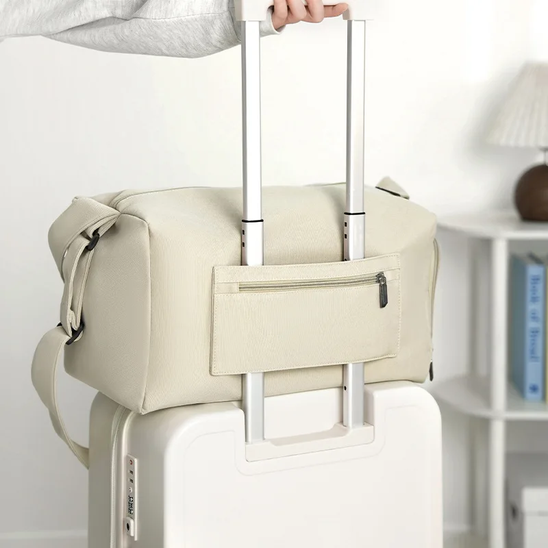 سعة كبيرة بلون حقيبة سفر الملابس التعبئة والتغليف المنظم النساء الرجال الرياضة في الهواء الطلق مقاوم للماء حقيبة يد إكسسوارات الأمتعة