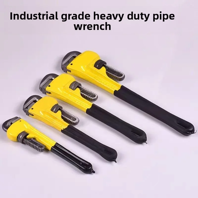 Multi-Purpose Pipe Pliers Self-Tightening Pliers Labor-saving Water Pipe Pliers Water Pipe Black&Yellow Hand Tools Universal
