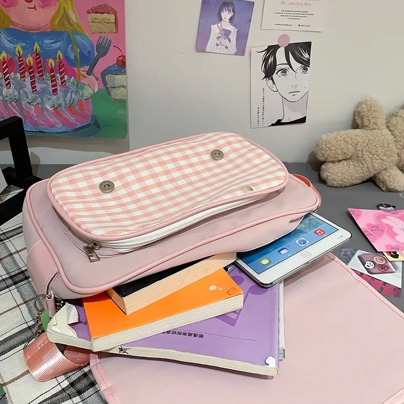 Sacs à bandoulière de style scolaire pour femmes, sacs à dos uniformes japonais JK, Sweet Coussins Lolita, sacs à main pour adolescentes, nouveau,