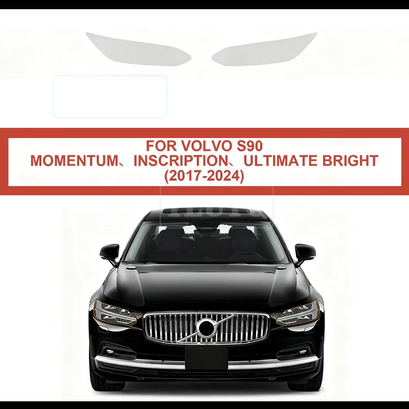 

for Volvo S90 Inscription 2017-2024 Precut Headlight Rearview Film Car Bra Clear PPF TPU 8.5mil Paint Protection Film