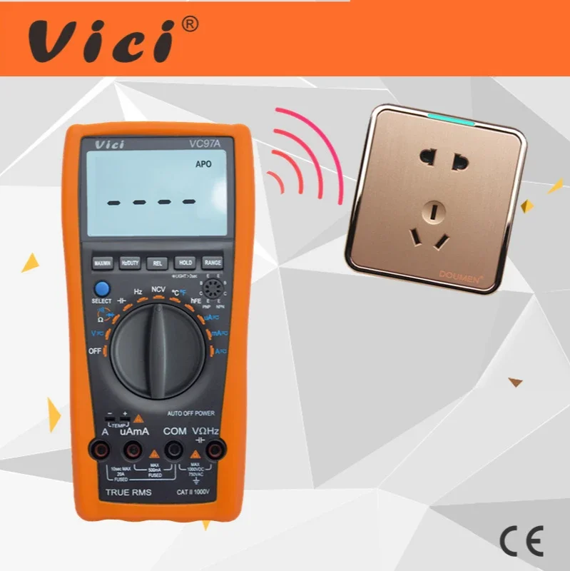 VICI VC97A 4000 Count Automatic Range Digital Multimeter NCV True RMS Multi-function High-quality Universal Meter