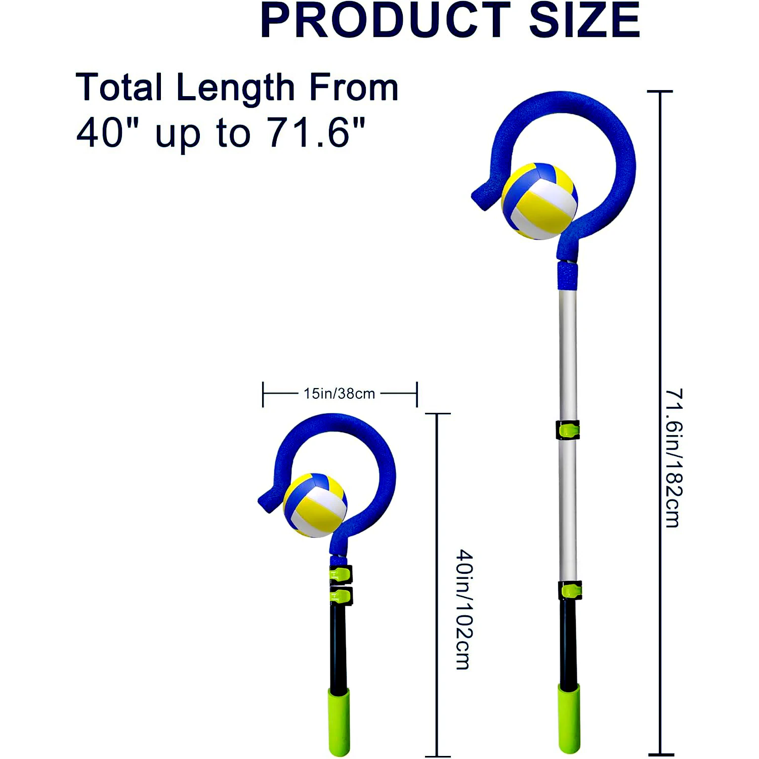 Peralatan Setter Bola Voli Kait Tanda Tanya Besar untuk Pelatihan Melayani Latihan Memukul