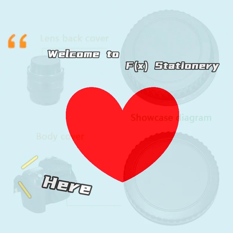 

Набор из 1 крышки: задняя крышка объектива и крышка корпуса камеры для DSLR-камер 700D, 70D, 6D2, 5D4, 1DX - F(x)