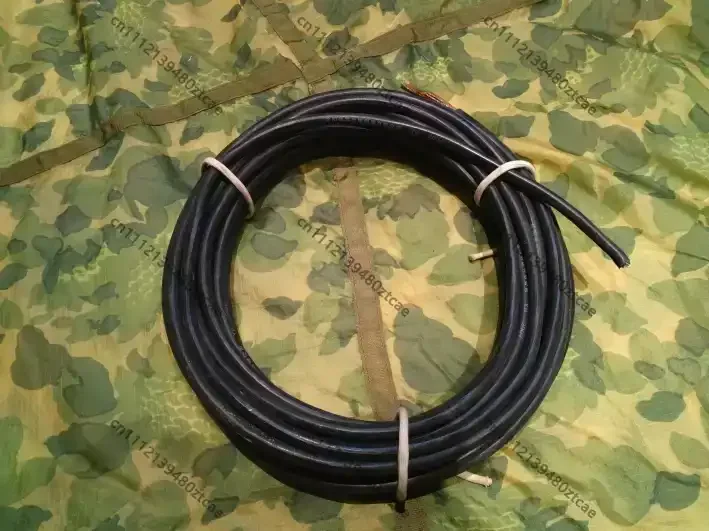 Durable 15‑Meter 10sqmm Red Copper Core Welding Machine Cable, Flexible Heavy‑Load Welding Torch Connection Lead Wire