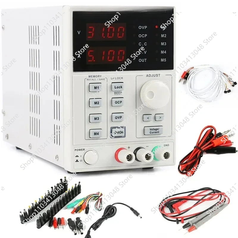 

KA3005D KA3005DS 30V 5A DC Stabilized Power Supply Industrial Electronic/phone Repair Lab Detected Switching Power Supply