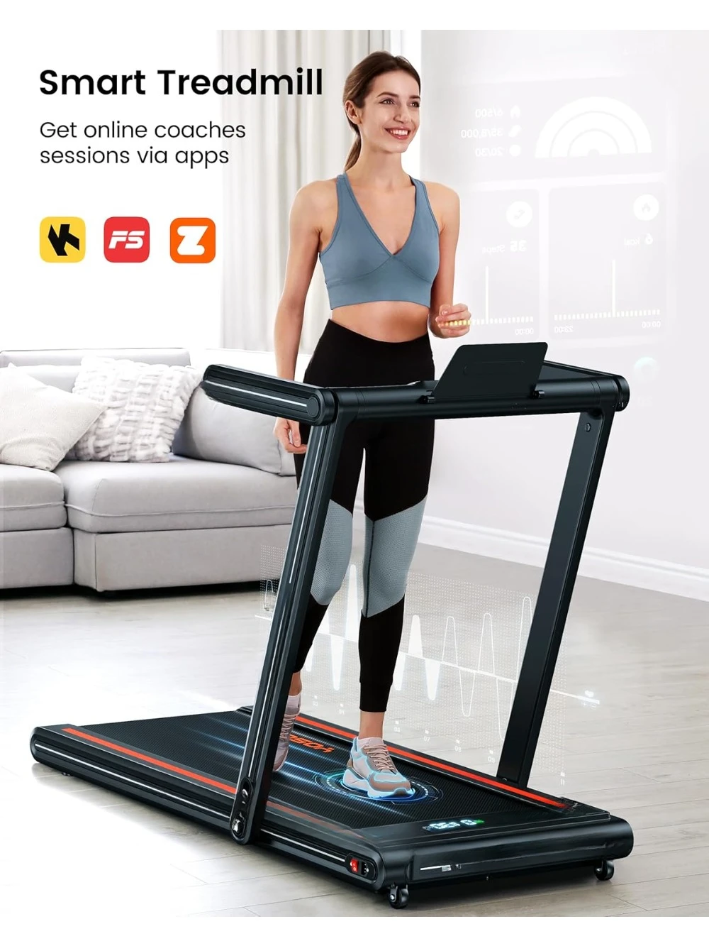 Емкость беговой дорожки под столом с Bluetooth, настольная беговая дорожка для офиса под столом, беговая дорожка Walking Pad