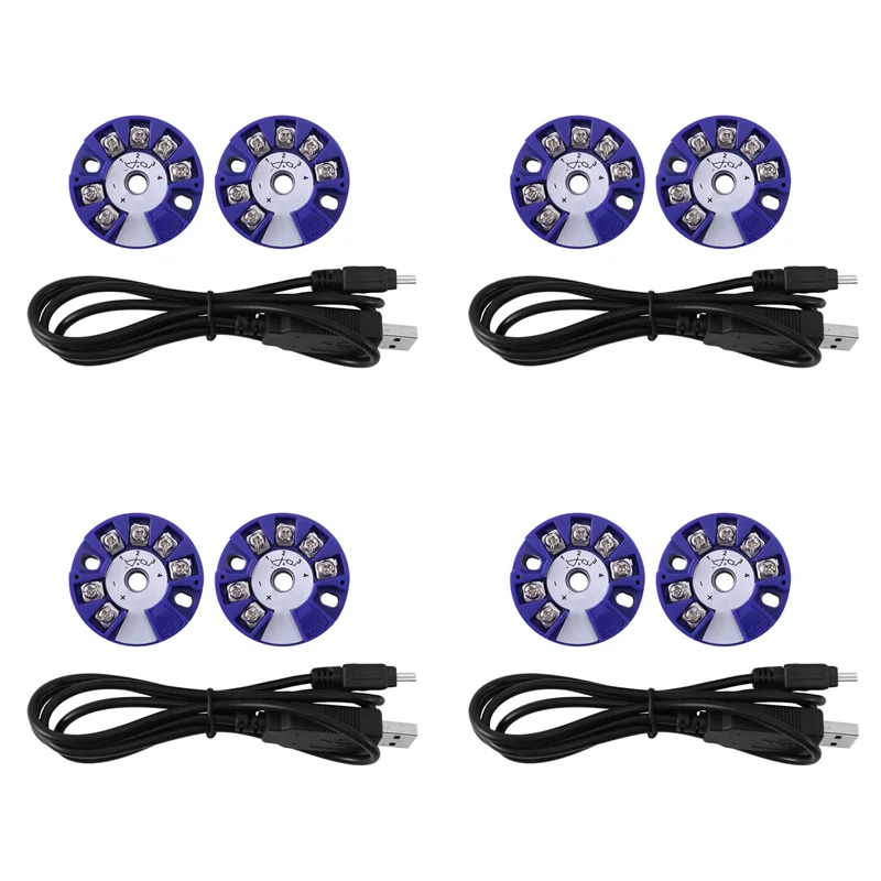 

4 комплекта программируемой терморы RTD преобразователь PT100 в 4-20 мА TC RTD вход 4-20 мА выход преобразователь температуры