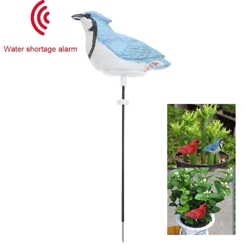 Automatic Soil Water Tester Bonsai Plant Flower Pot Moisture Meter Hygrometer Bird Needle Alarm Alerter