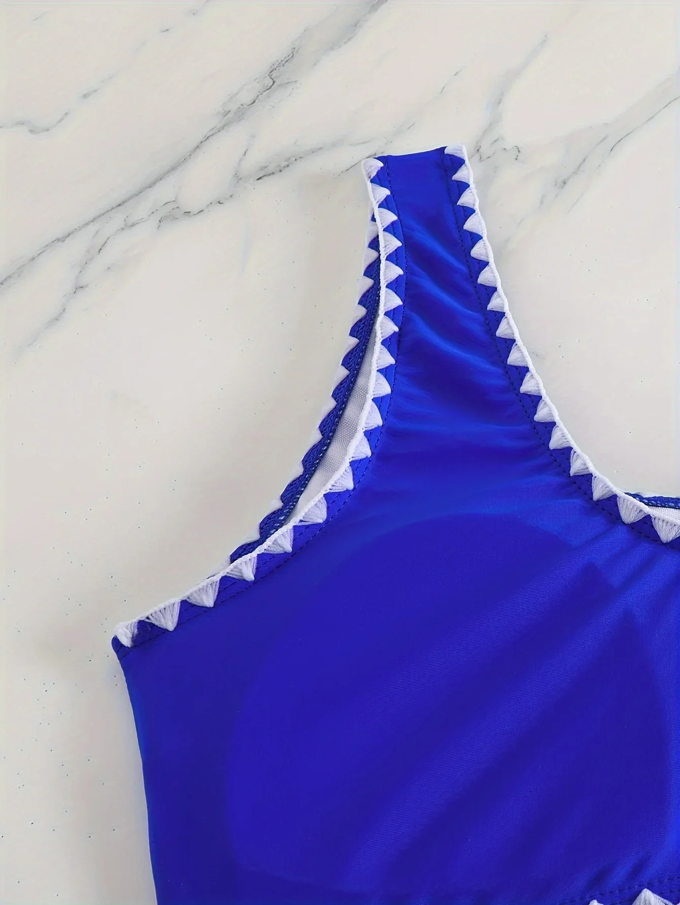 Damesbikinis Badpak met hoge taille Tweedelige geribbelde bikinisets Crop top Gewatteerde tanktops Hoog uitgesneden brutale badpakken