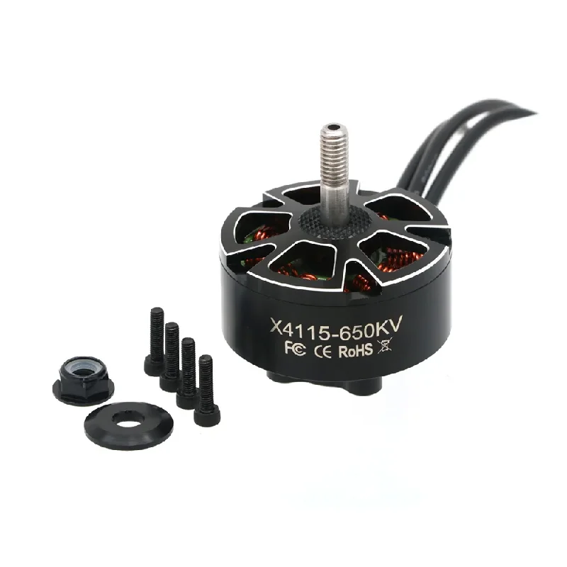 4 unids/lote nuevo 4115 X4115 400KV/650KV 3-8S Motor sin escobillas Compatible con hélice de 13/15/16 pulgadas para piezas de Dron de carreras con control remoto FPV