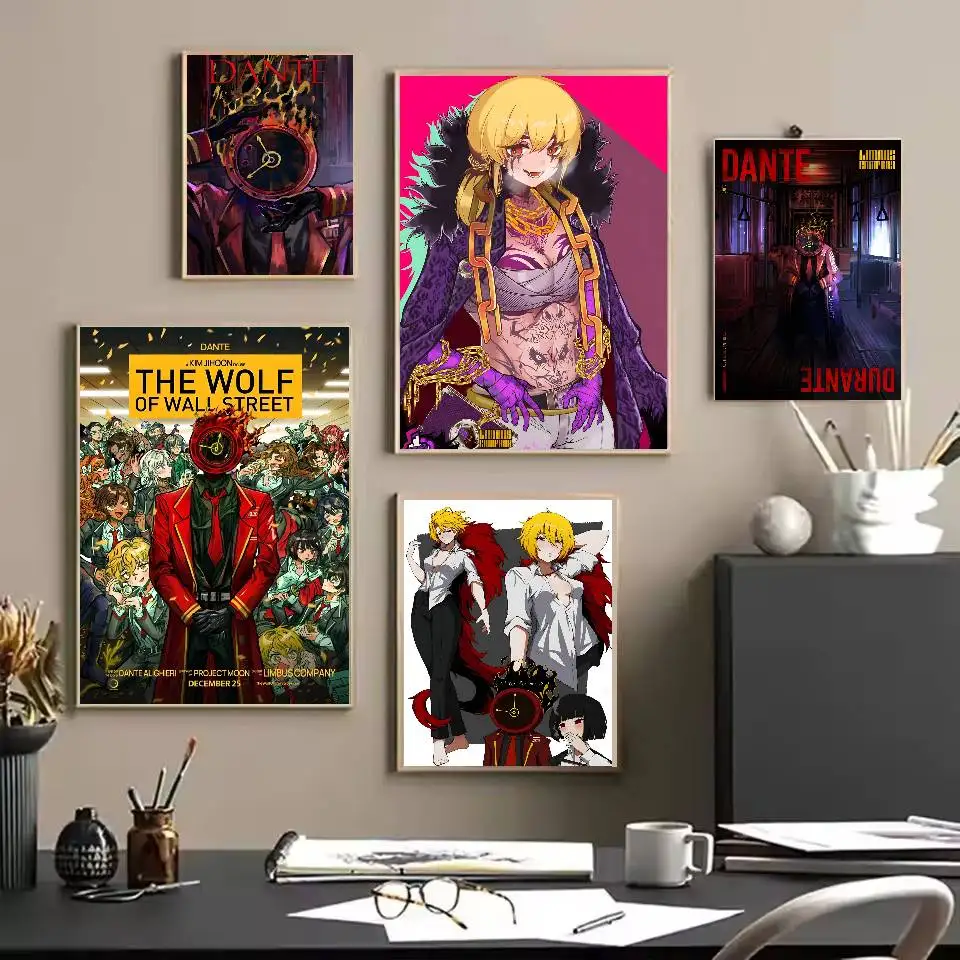 ملصق شركة فيديو جيم L-Limbus ملصق فني ذاتي اللصق مقاوم للماء ملصق ورق مقهى بار غرفة النوم ديكور جدران #4