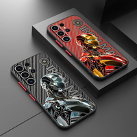 Marvel Ironman Phone Case for Samsung Galaxy S24Ultra S23 S20 FE S23Ultra S22 Plus S24 S21 TPU Soft Cover