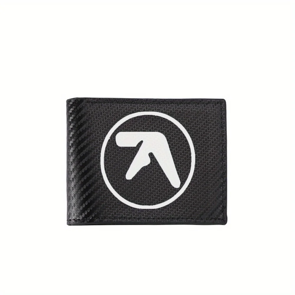 Abstract symbol inside circle Men's Wallets Simple Business Modern Stylish Printing Design Gifts For Father Boyfriend Christmas