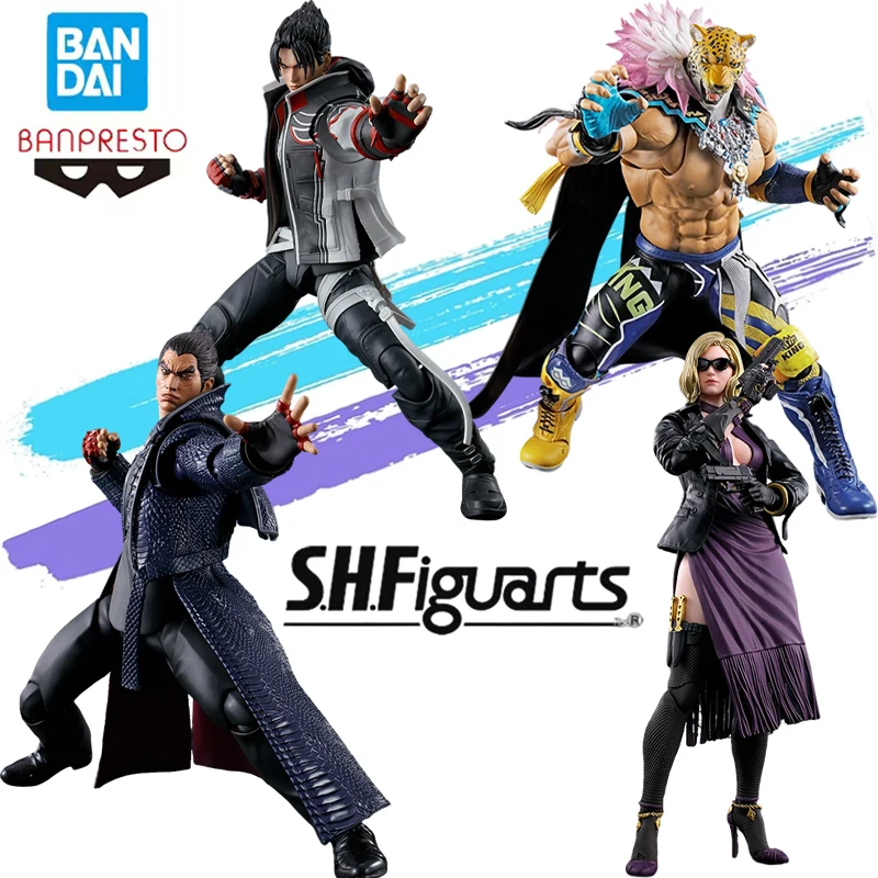 

Bandai Banpresto Instock Brand New Tekken 8 S.h.figuarts Nina Williams Jin Kazama Kazuya Mishima King Action Figure 15Cm Toy