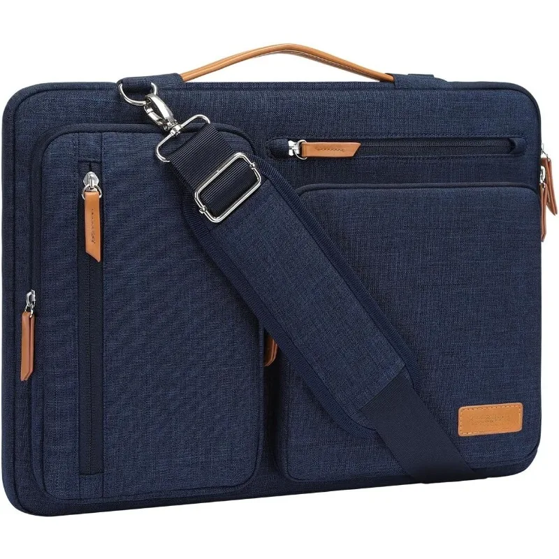 

360 Protective Laptop Shoulder Bag,15-15.6 inch Computer Bags Compatible with MacBook Pro 16 inch, HP, Dell, Lenovo, Asus