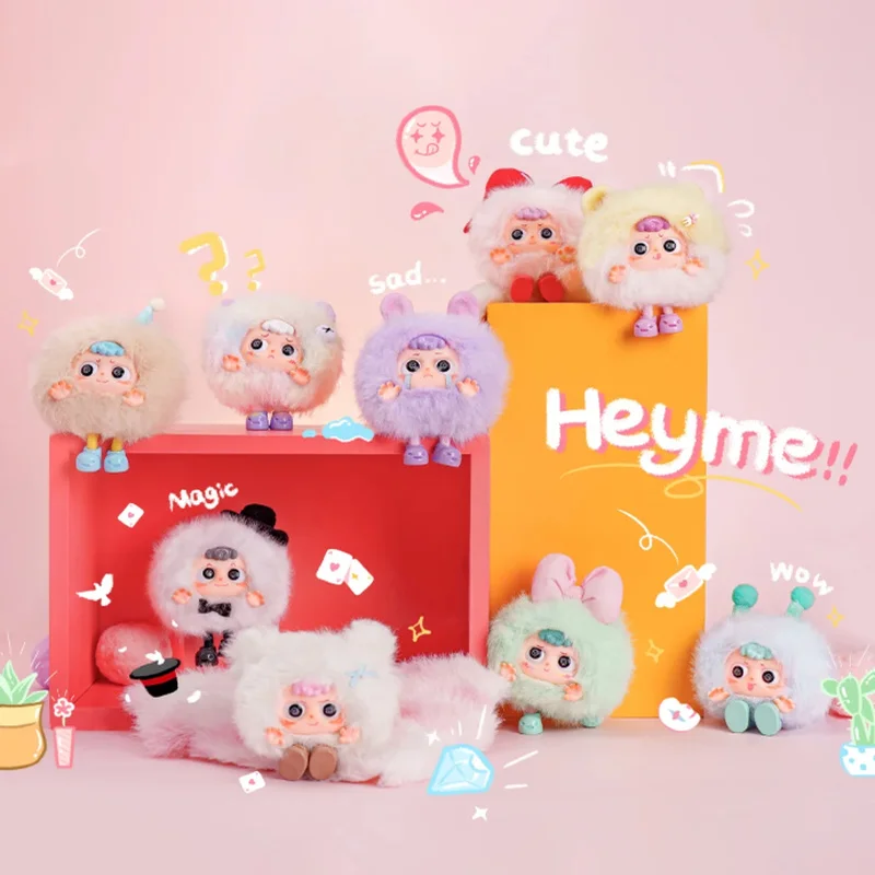 

В наличии, натуральная серия Heyme Dear Little Devil, плюшевая виниловая глухая коробка, милая сумка, подвеска, загадочное украшение коробки, праздничные подарки